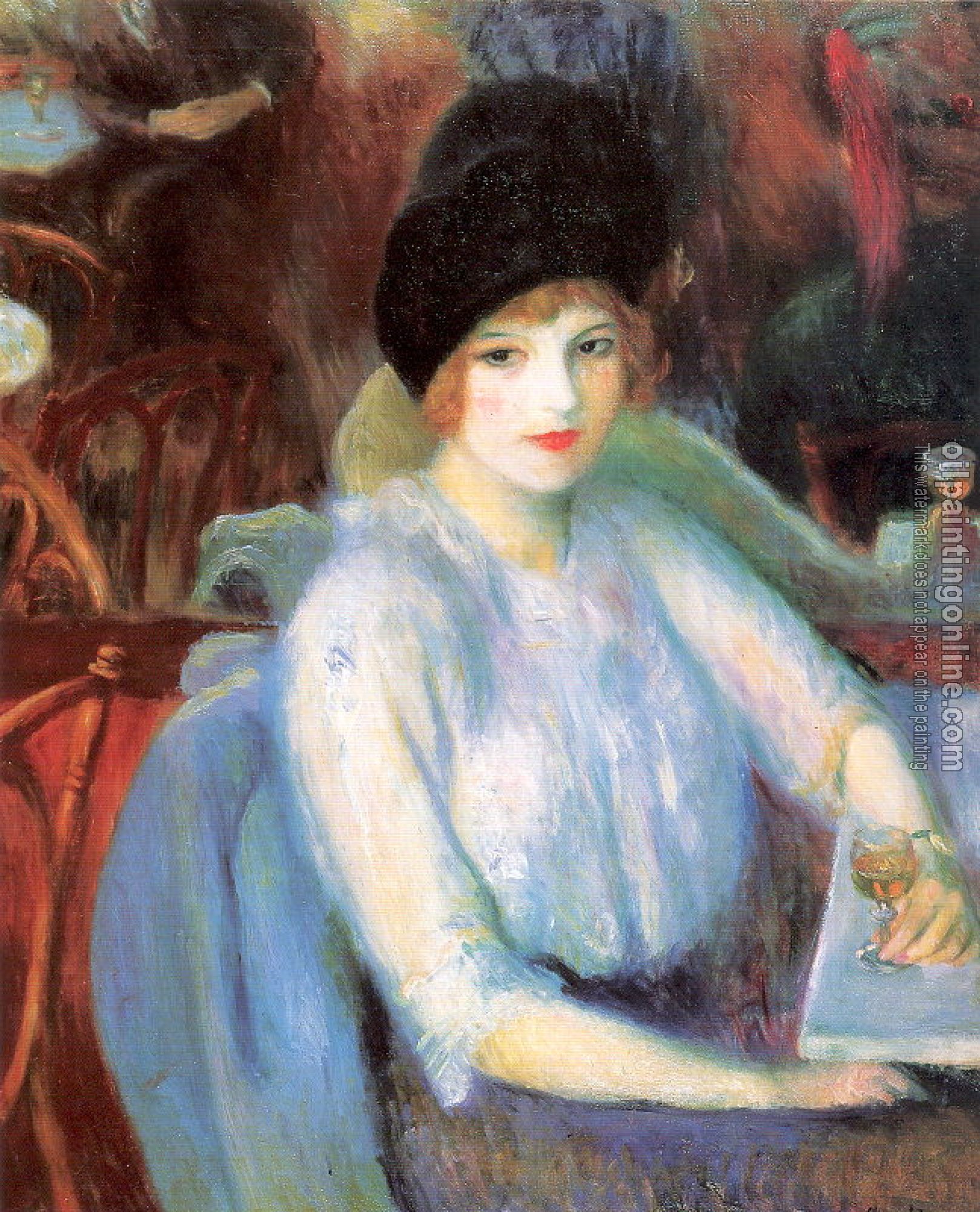 William James Glackens - Cafe Lafayette